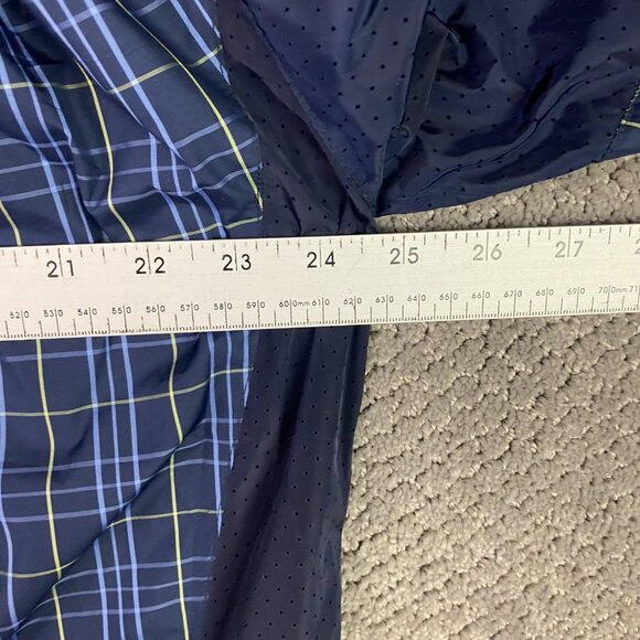 Zero Restriction Pebble Beach Jacket Men's Medium Plaid Tour Series Full Zip Up - Picture 10 of 11